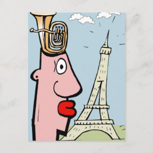 Postal Tuba Head En París