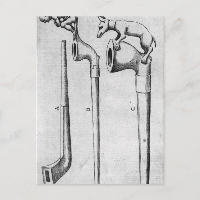 Postal Tuberías de humo (Anverso)