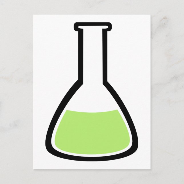 Postal Tubo de prueba (Anverso)