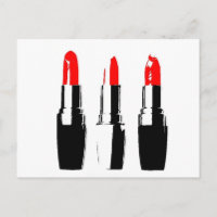 Tubos de lápiz labial rojo