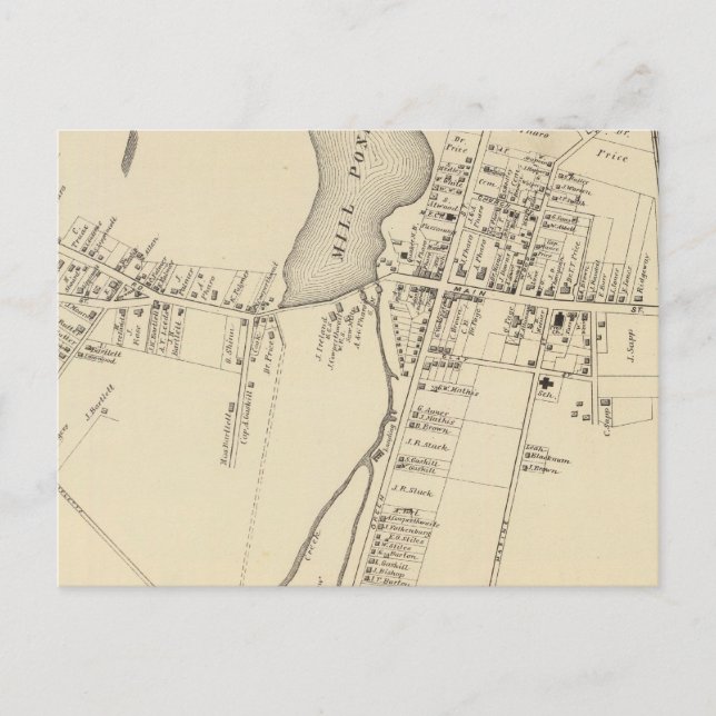 Postal Tuckerton, Nueva Jersey (Anverso)