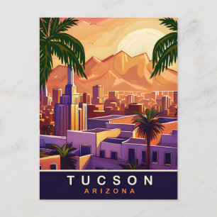 Postal Tucson, Arizona, horizonte, viaje