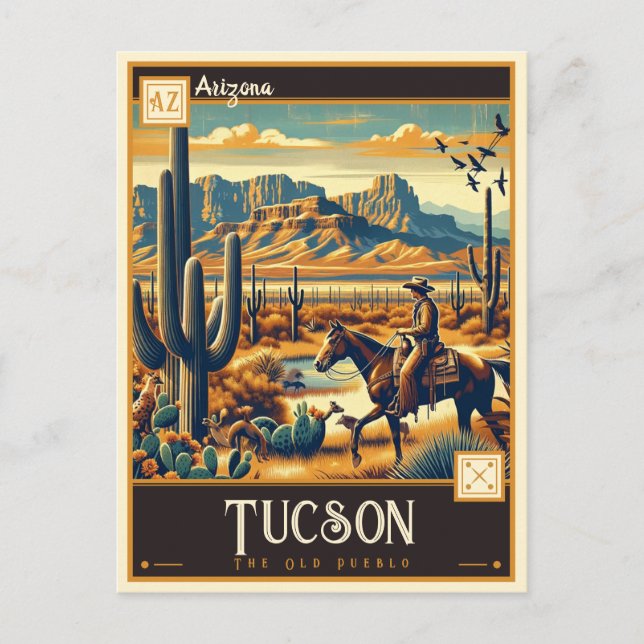 Postal Tucson, Arizona | Vintage (Anverso)