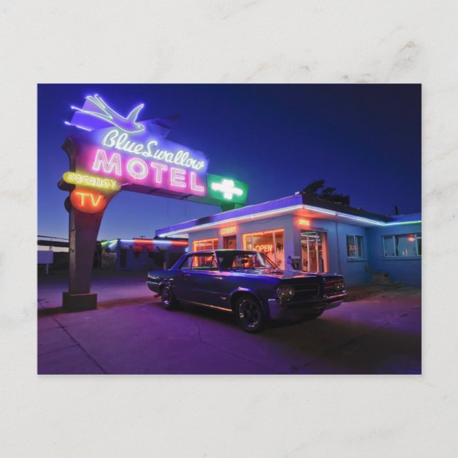 Postal Tucumcari, New México, Estados Unidos. Ruta 66 2 (Anverso)