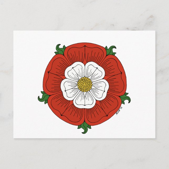Postal Tudor Rosa (Anverso)