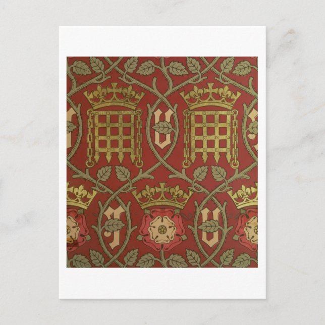 Postal "Tudor Rosa", fondo de pantalla de reproducción di (Anverso)