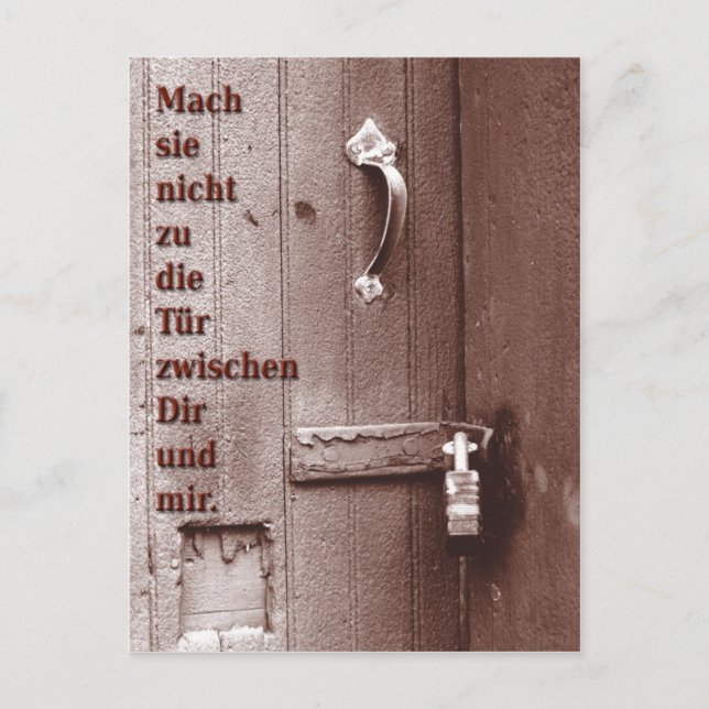 Postal Tuer (Anverso)