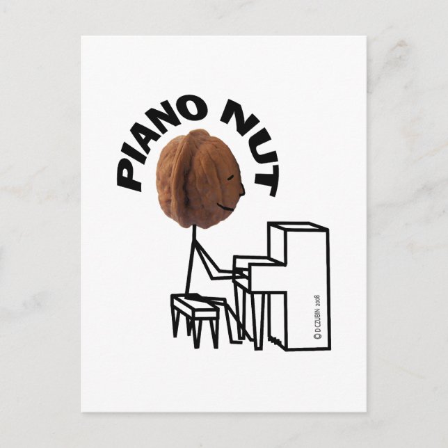 Postal Tuerca de piano (Anverso)
