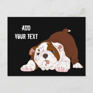 Postal Tuff Puppy Bulldog Jugador