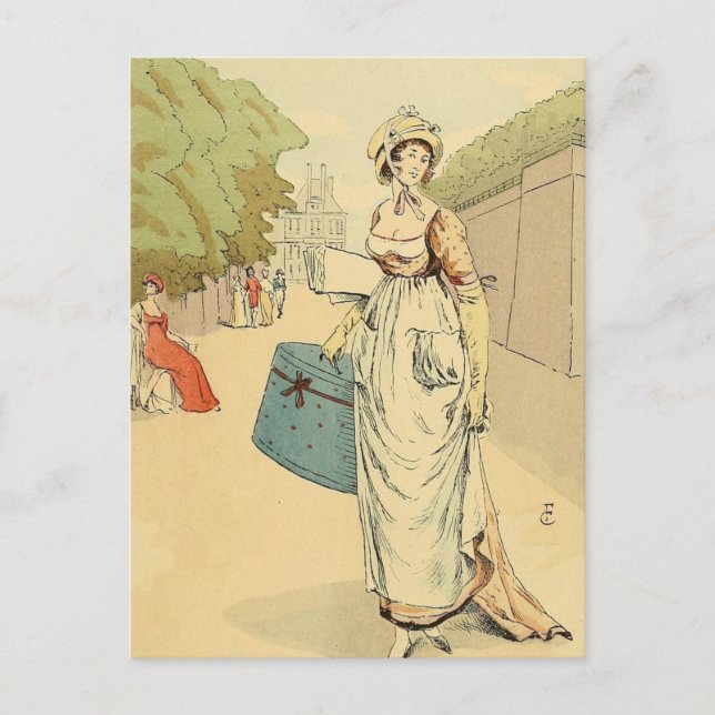 Postal Tuileries 1802 (Anverso)