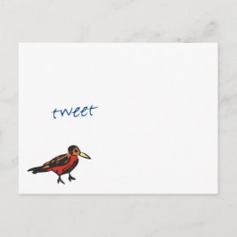 Postal tuit dijo al Robin rojo