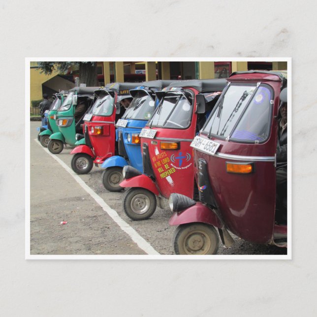 Postal tuk tuk (Anverso)