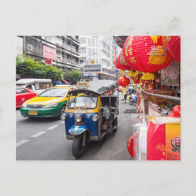 Postal Tuk tuk, Bangkok (Anverso)