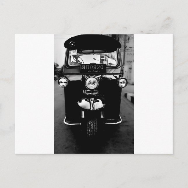 Postal Tuk Tuk tailandés (Anverso)