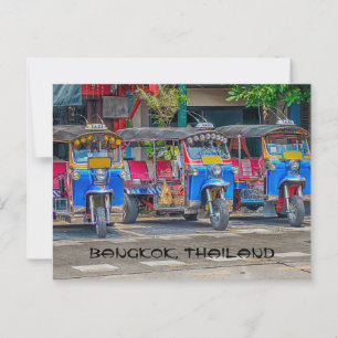 Postal Tuk tuks, Bangkok, Tailandia