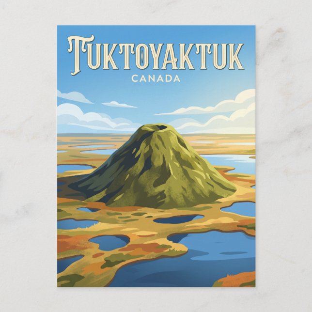 Postal Tuktoyaktuk Canadá (Anverso)