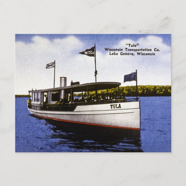 Postal "Tula" Wisconsin Transportation Co. (Anverso)