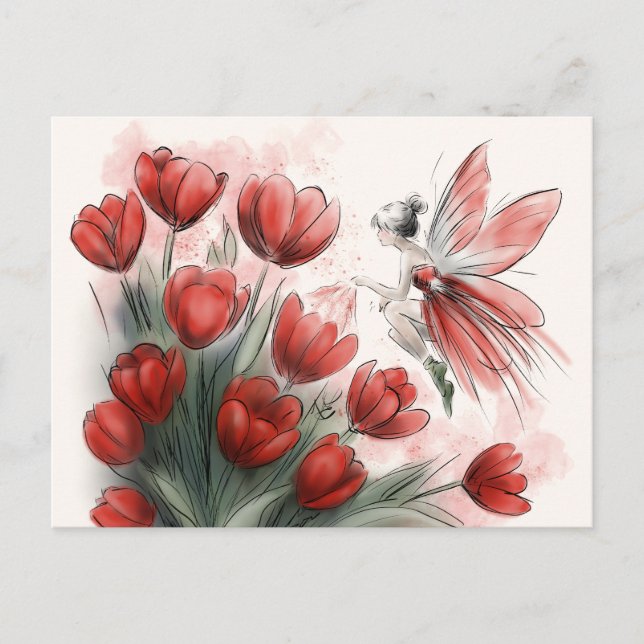 Postal Tulip Fairy (Anverso)