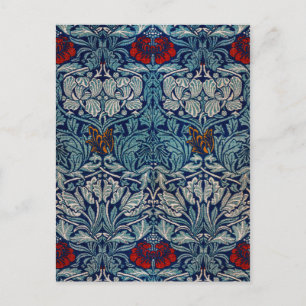 Postal Tulip y Rosa, William Morris