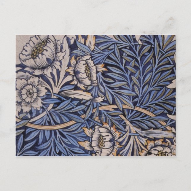 Postal Tulip y Willow por William Morris (Anverso)