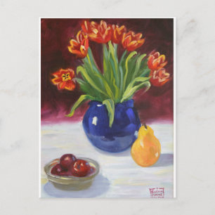 Postal Tulipanes de Abril