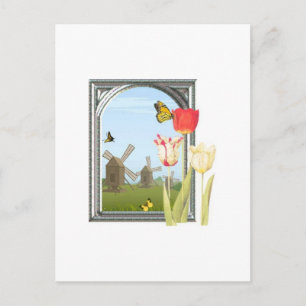 Postal Tulipanes de Ámsterdam