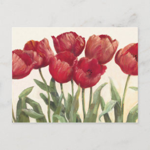 Postal Tulipanes de rubíes