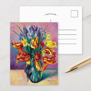 Postal Tulipanes loro   Henri Manguin