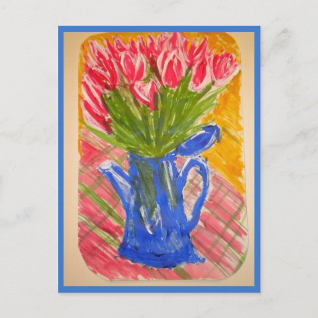 Postal Tulipanos (Anverso)