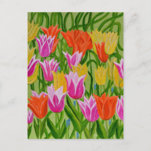 Postal Tulipanos