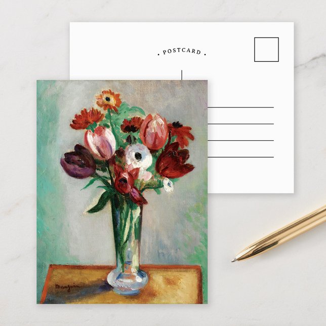 Postal Tulips y Ranunculus | Henri Manguin (Subido por el creador)