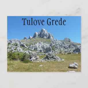 Postal Tulove Grede, Montañas Velebit, Dalmatia, Croacia