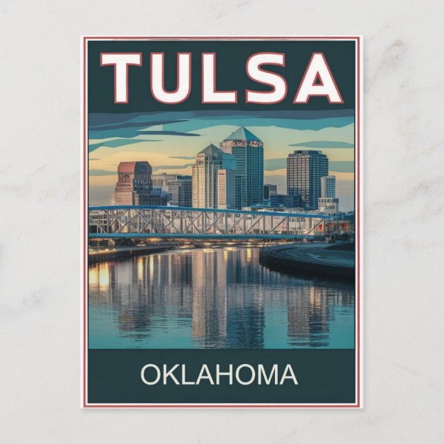 Postal Tulsa, Oklahoma (Anverso)