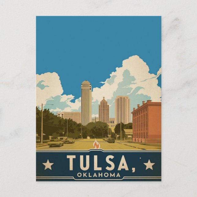 Postal Tulsa, Oklahoma (Anverso)
