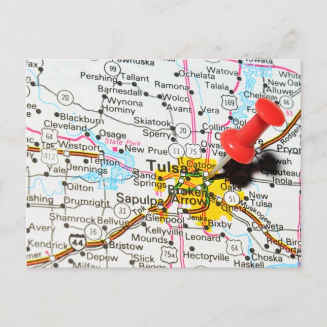 Postal Tulsa, Oklahoma (Anverso)