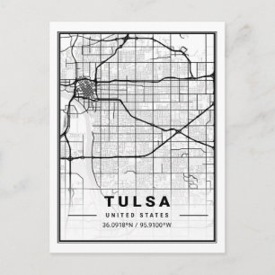 Postal Tulsa Oklahoma, EE.UU.