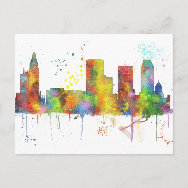 POSTAL TULSA, OKLAHOMA SKYLINE (Anverso)