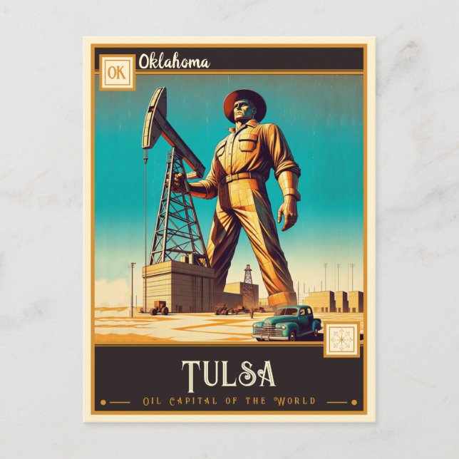 Postal Tulsa, Oklahoma | Vintage (Anverso)
