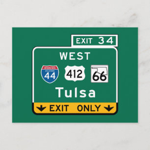 Postal Tulsa, Rótulo OK Road