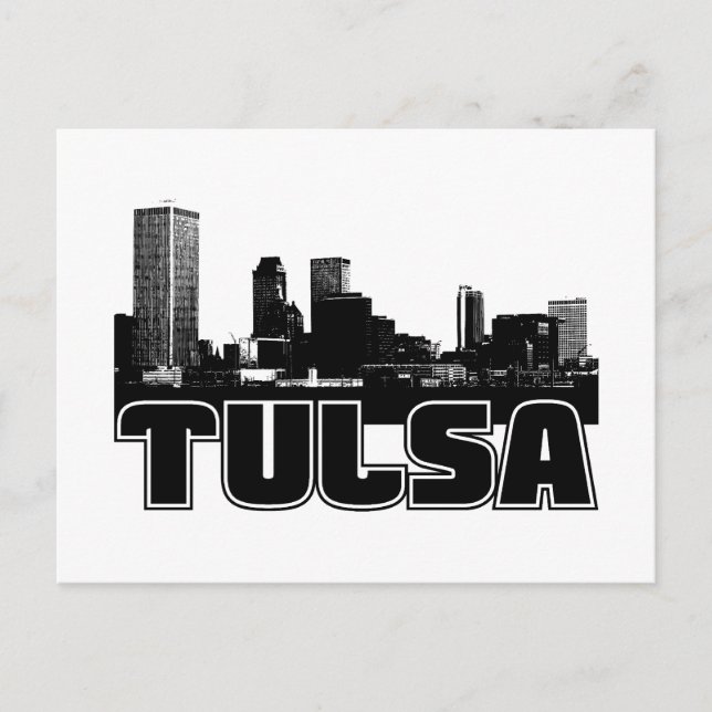 Postal Tulsa Skyline (Anverso)