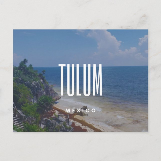 Postal Tulum  (Anverso)
