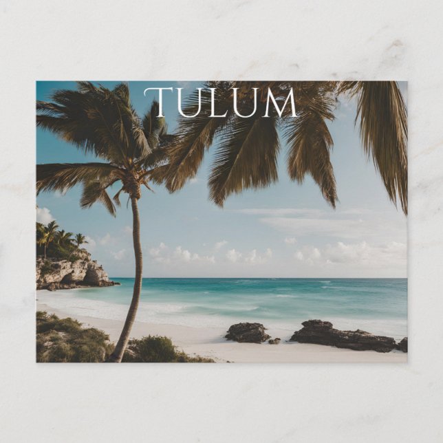 Postal Tulum (Anverso)
