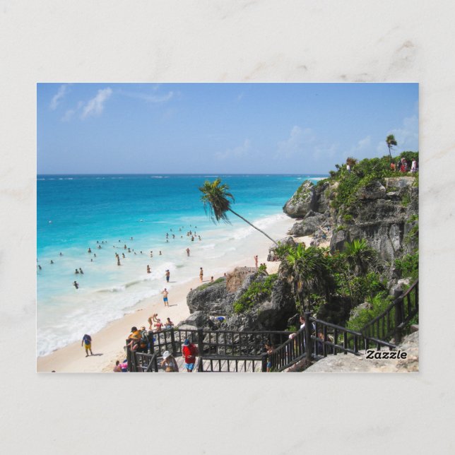 Postal Tulum Beach México (Reverso)