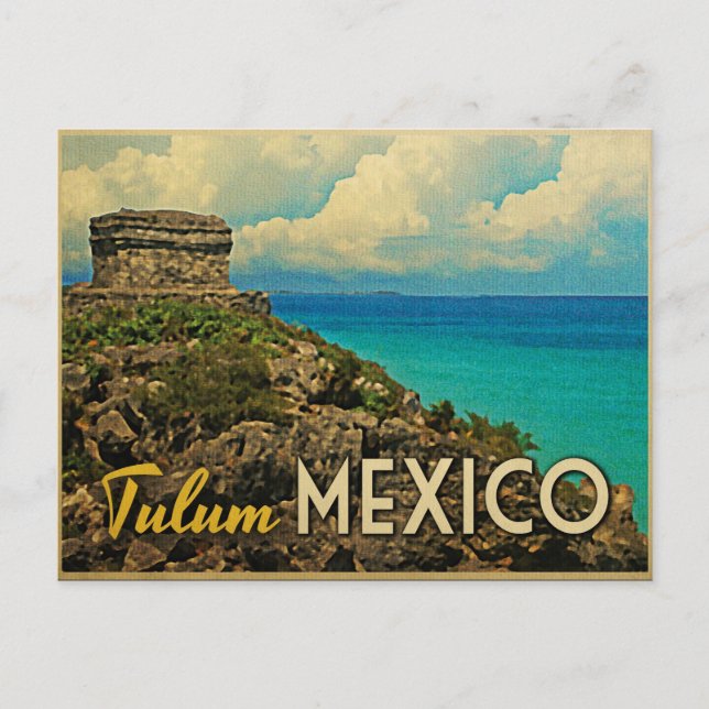 Postal Tulum Mexico (Anverso)