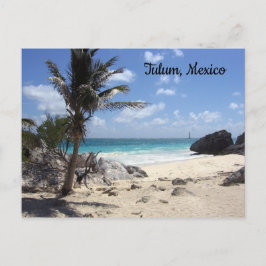 Postal Tulum, México - Playa - Palmeras