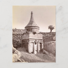 Postal Tumba de Absalón en Jerusalén