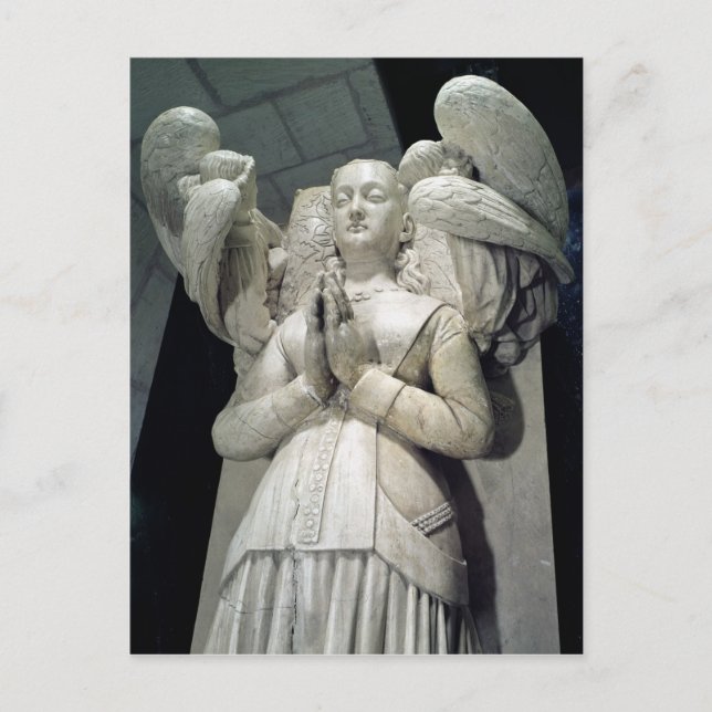 Postal Tumba de Agnes Sorel 1450-59 (Anverso)