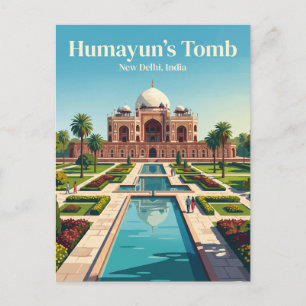 Postal Tumba de Humayun India