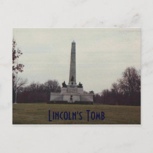 Postal Tumba de nuestro 16º presidente.