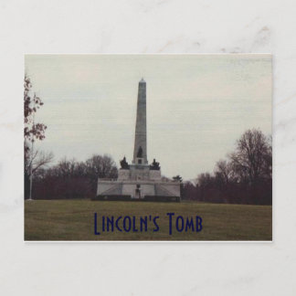 Postal Tumba de nuestro 16º presidente.